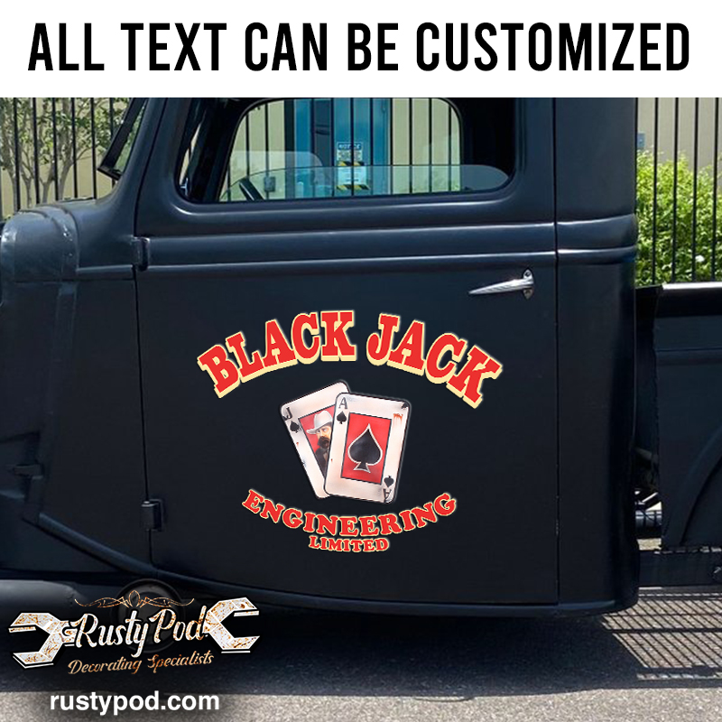 personalized wild card lettering vinyl sticker 10847